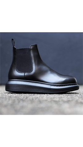 Gerçek Deri Yüksek Taban Bot